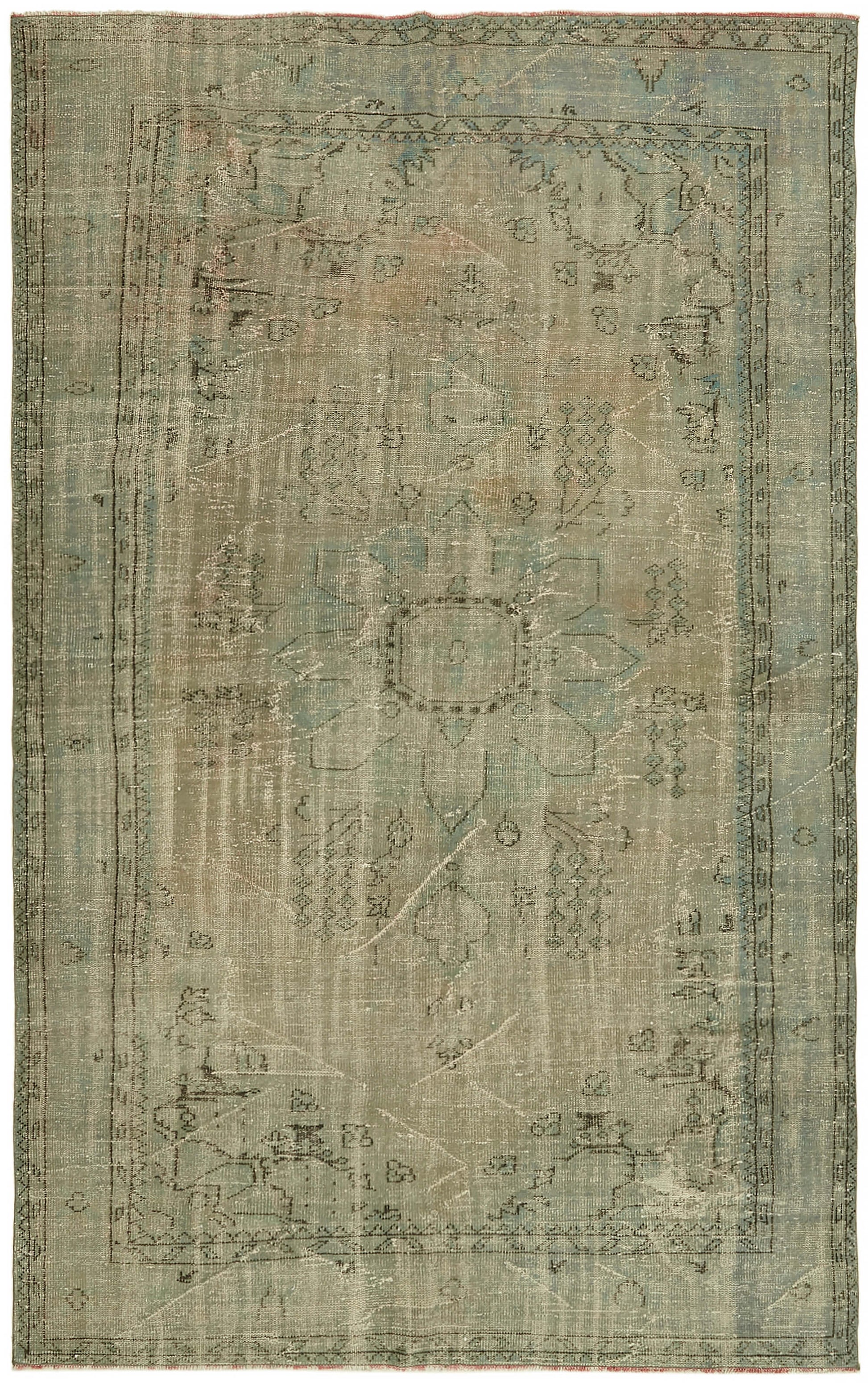 7x11 Blue Overdyed Rug - 44494