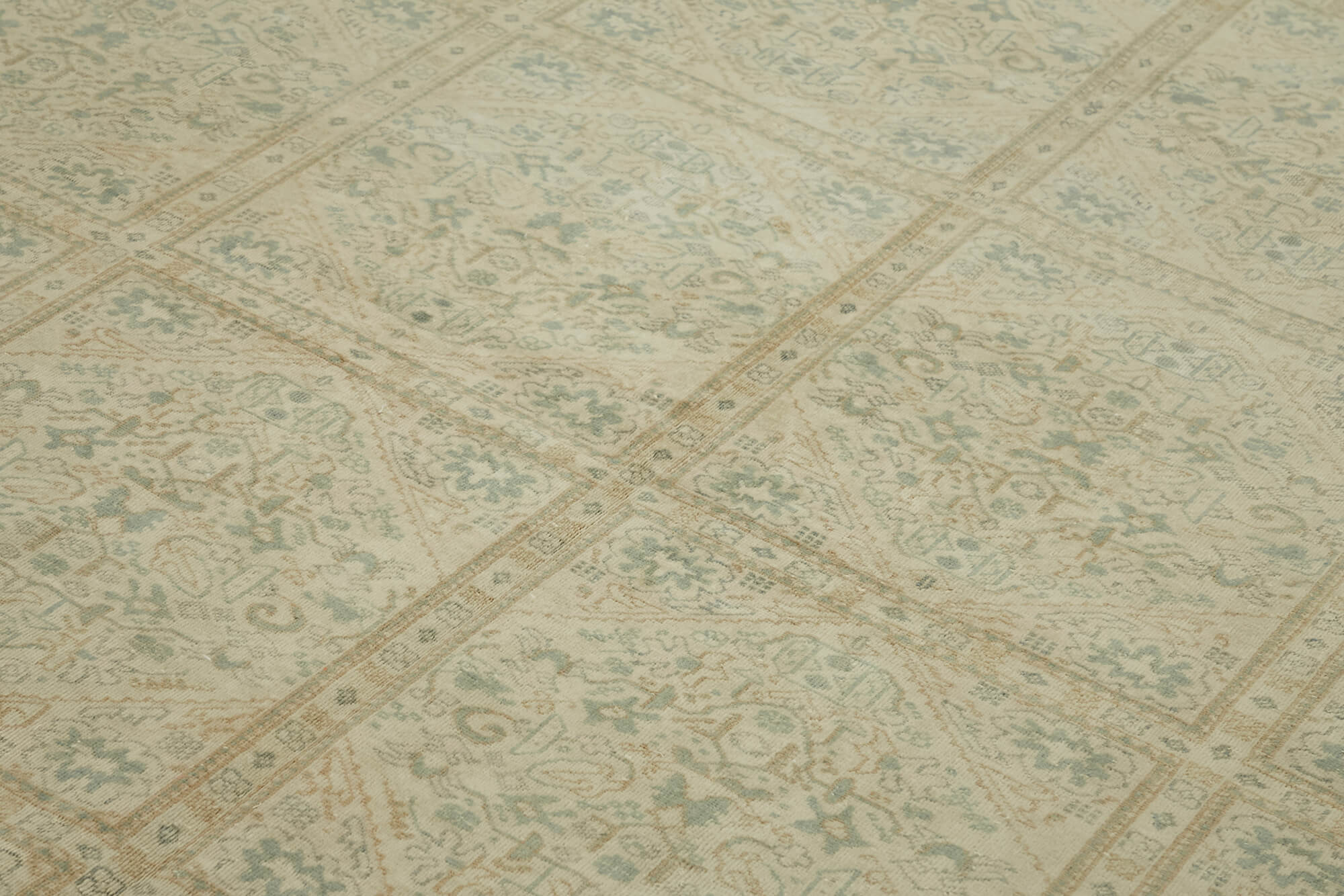 9x13 Beige Vintage Large Area Rug - 44682