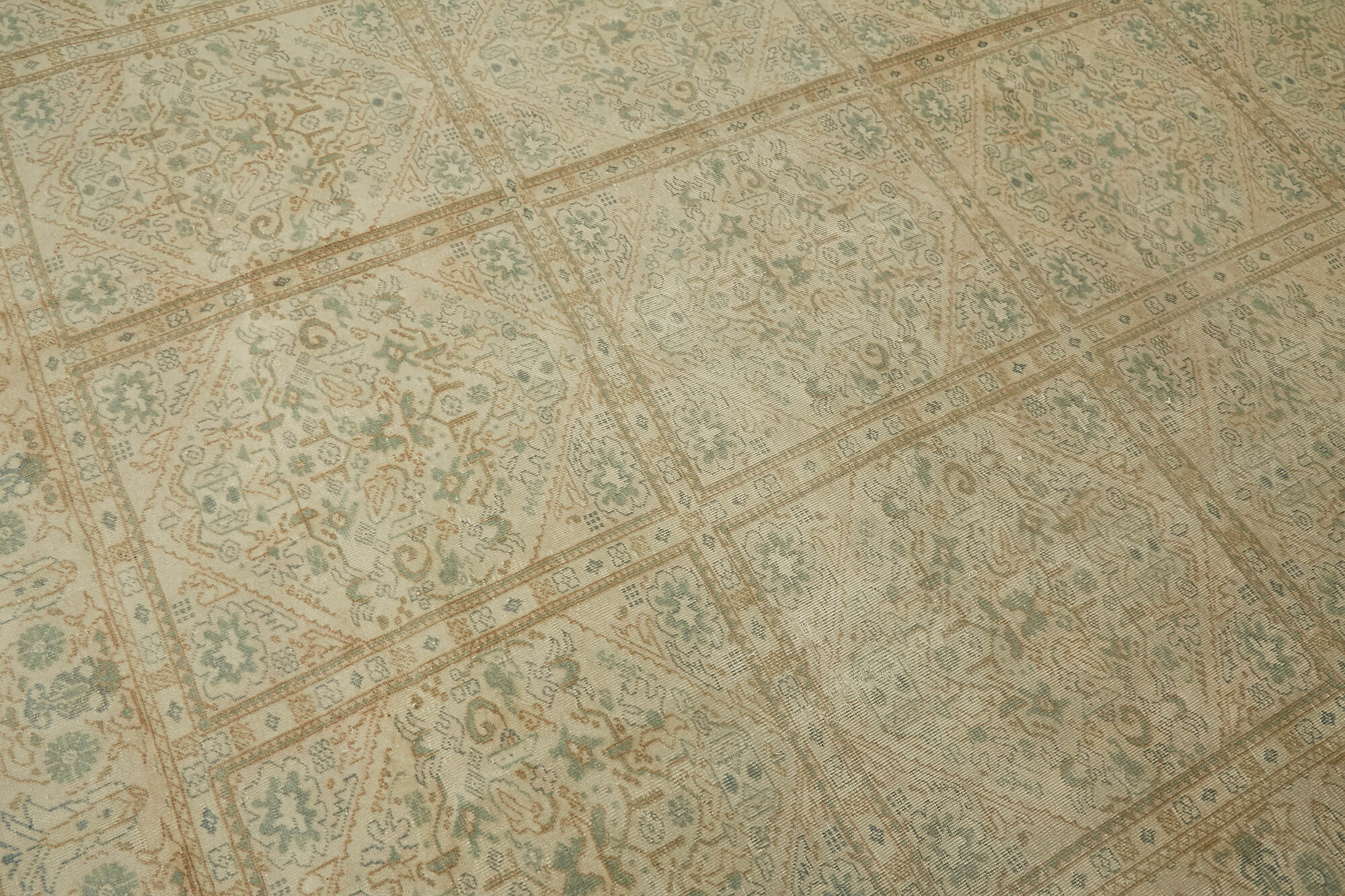 9x13 Beige Vintage Large Area Rug - 44682