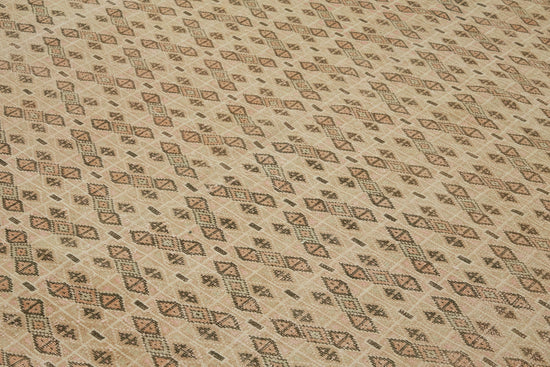 9x11 Beige Vintage Large Area Rug - 44726
