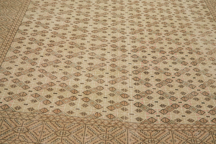 9x11 Beige Vintage Large Area Rug - 44726