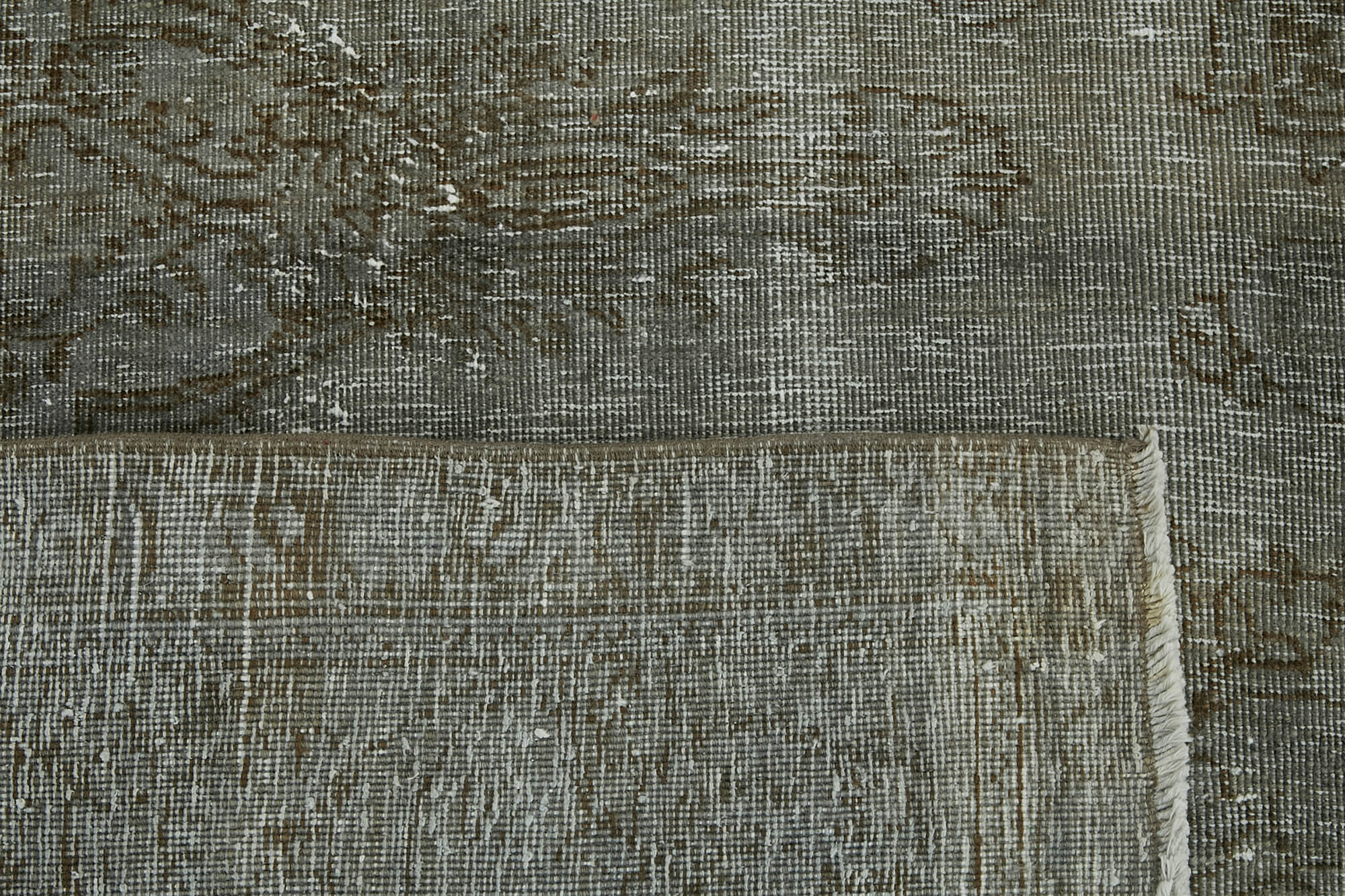 9x12 Grey Overdyed Large Area Rug - 44733