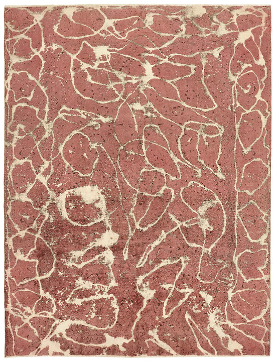 8x10 Pink Overdyed Large Area Rug - 44737