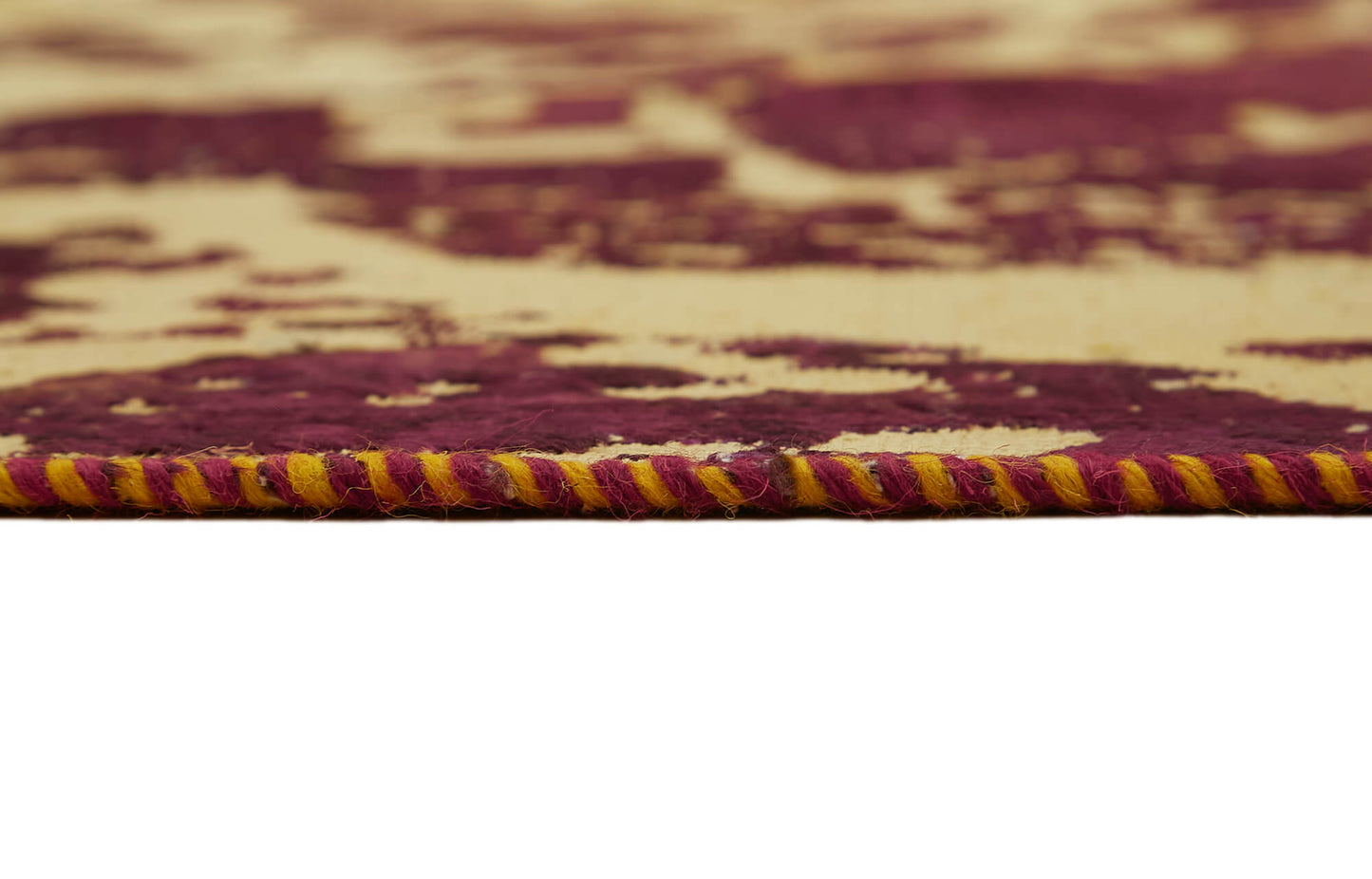 7x11 Yellow Overdyed Large Area Rug - 44738