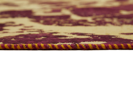 7x11 Yellow Overdyed Large Area Rug - 44738