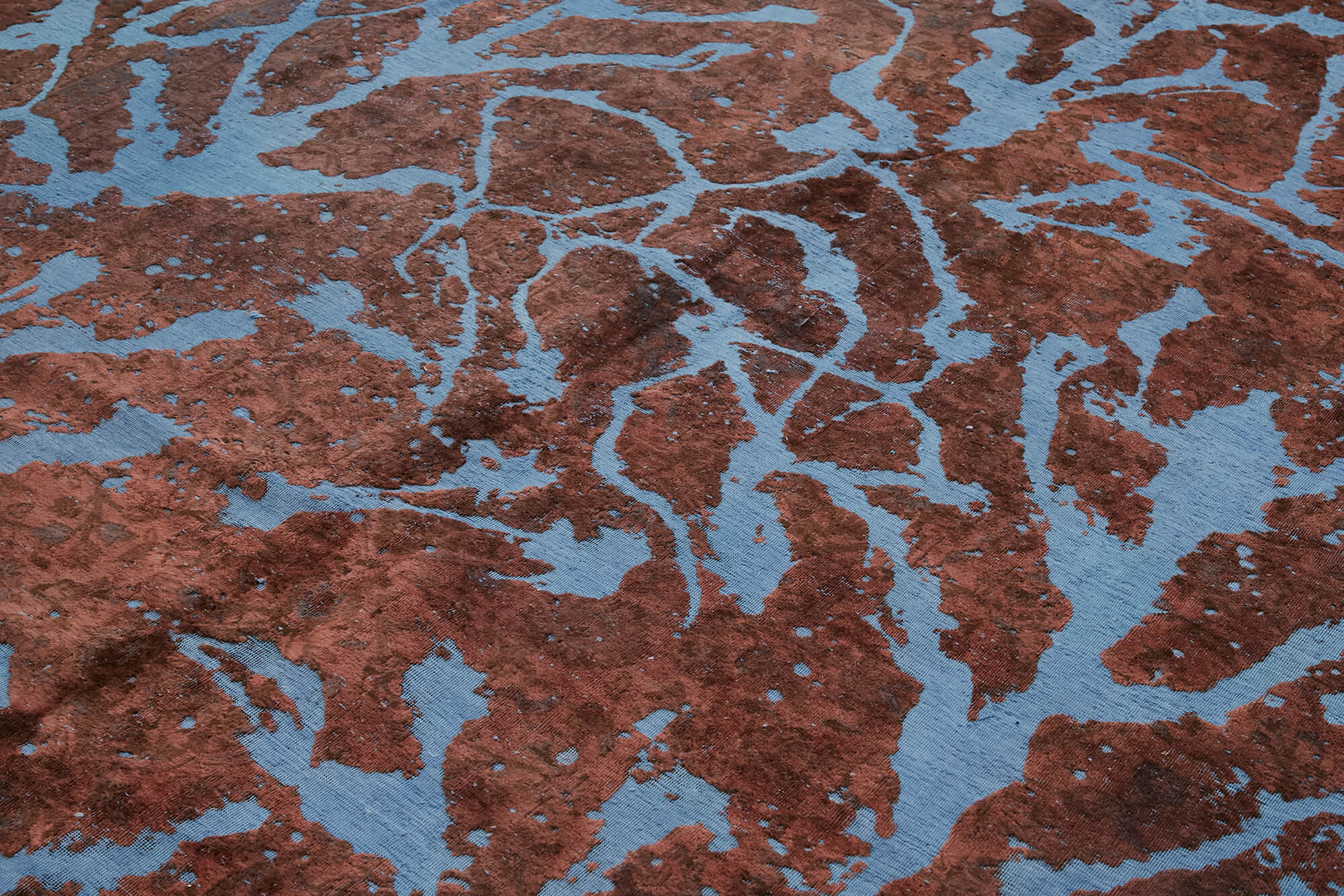 9x13 Brown Overdyed Large Area Rug - 44742