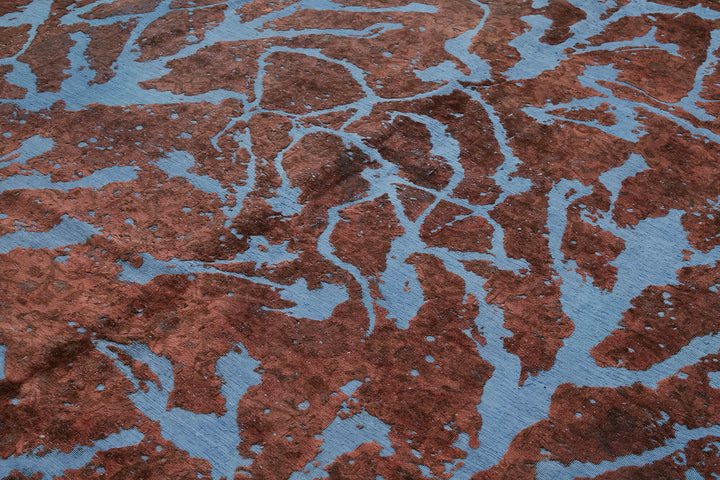 9x13 Brown Overdyed Large Area Rug - 44742