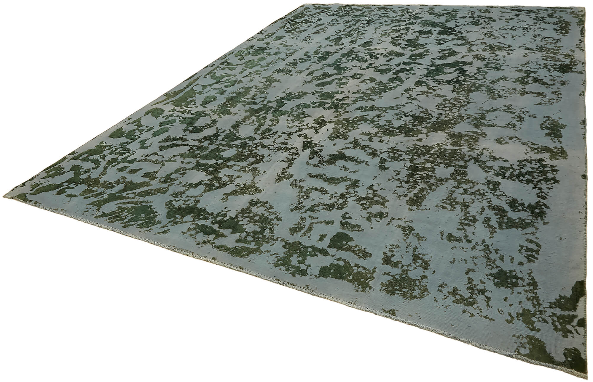 9x12 Grey Overdyed Large Area Rug - 44743