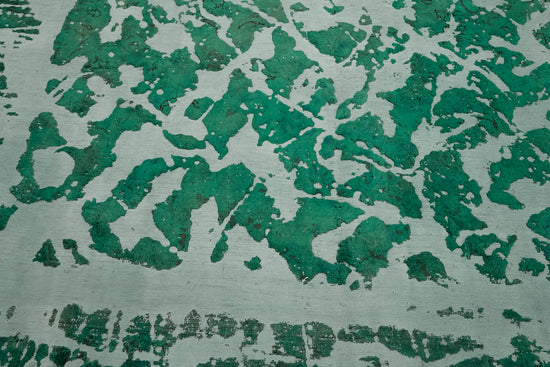 8x12 Grey Overdyed Large Area Rug - 44747