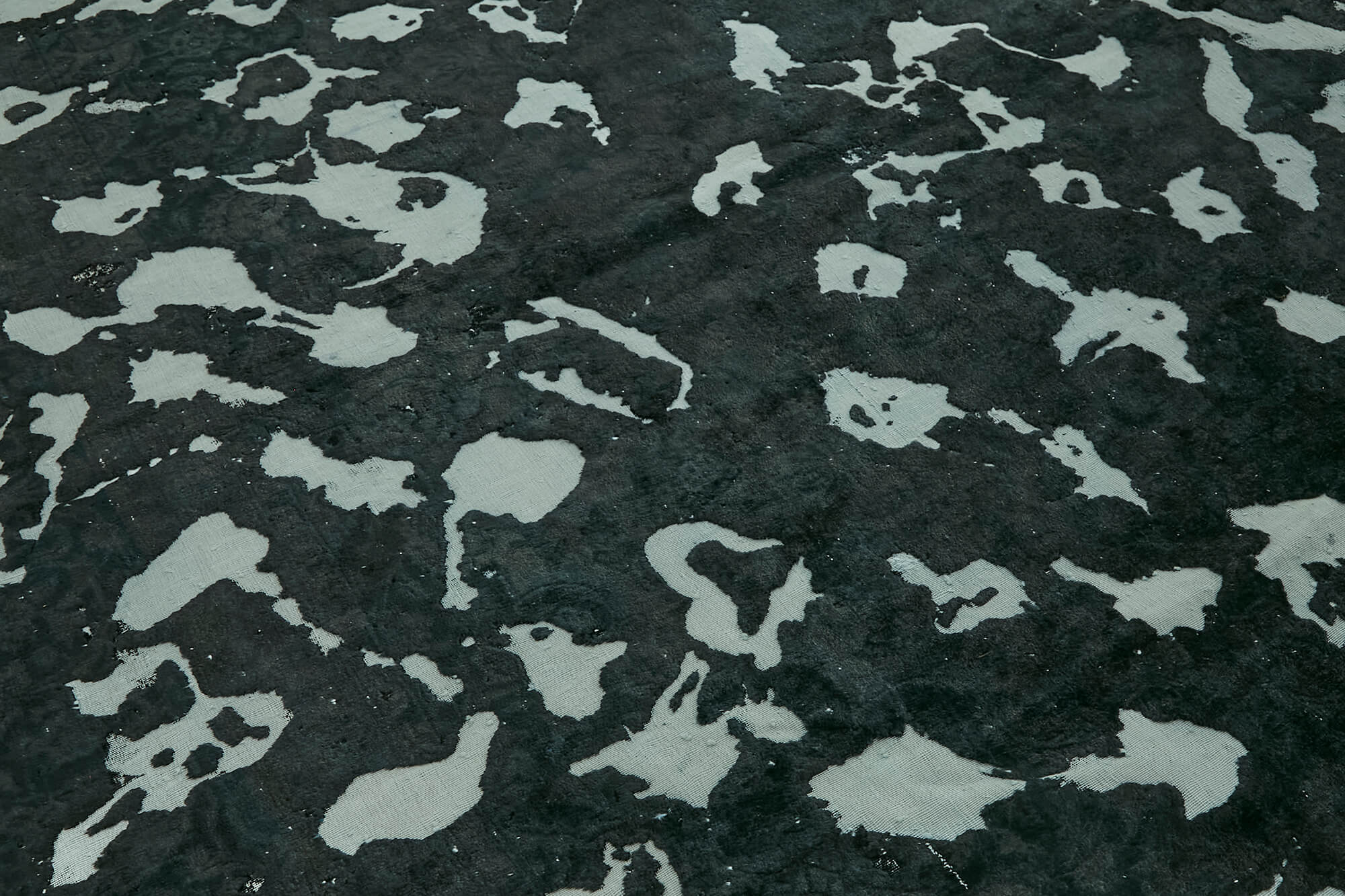 10x14 Grey Overdyed Large Area Rug - 44749