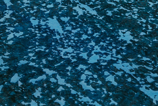 9x12 Blue Overdyed Large Area Rug - 44751