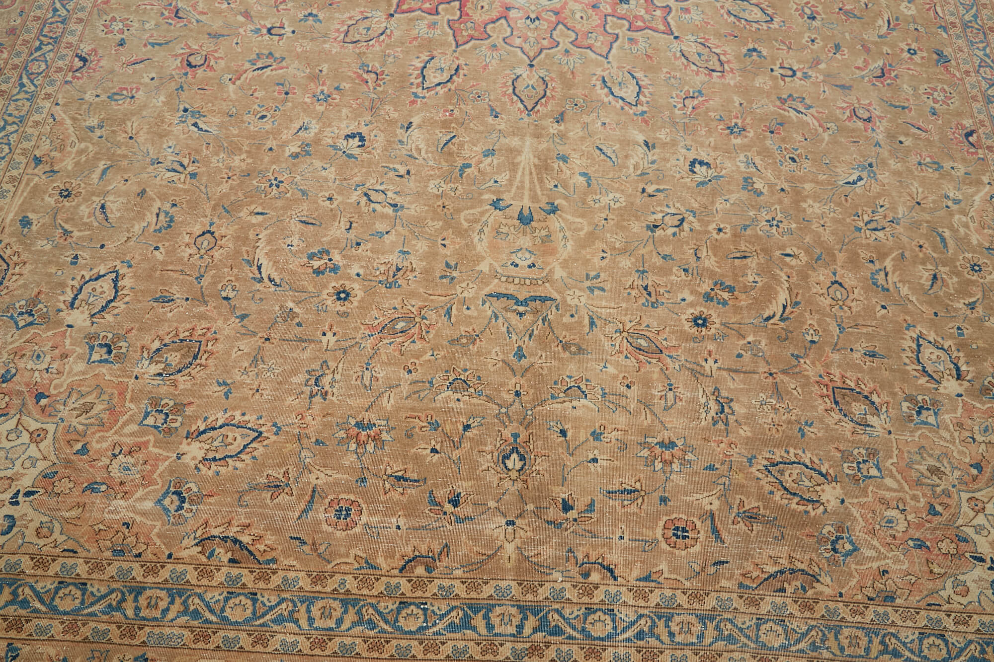 10x13 Beige Vintage Large Area Rug - 44757