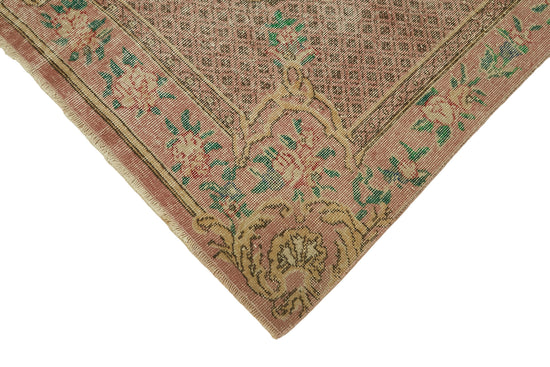 7x11 Beige Turkish Vintage Area Rug - 44805