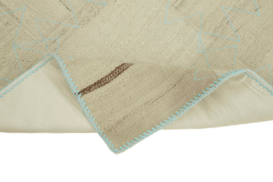 3x4 Beige Hemp Kilim Rug - 44831