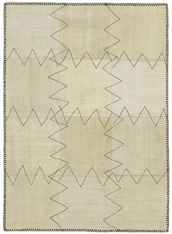 3x4 Beige Hemp Kilim Rug - 44832