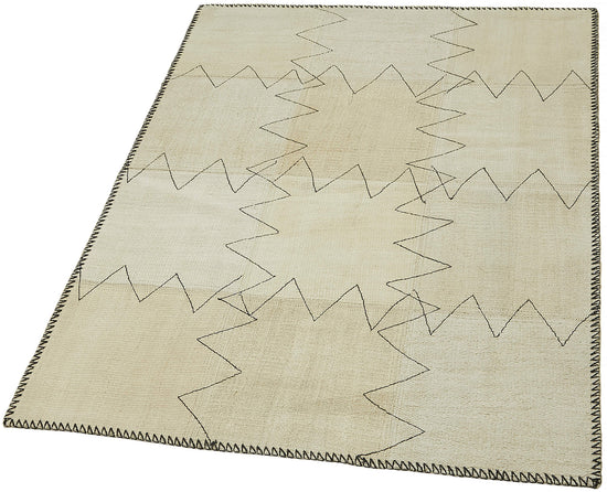 3x4 Beige Hemp Kilim Rug - 44832