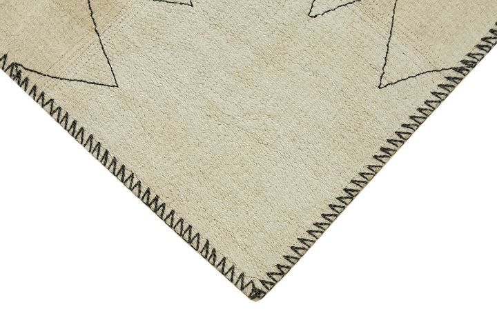 3x4 Beige Hemp Kilim Rug - 44832