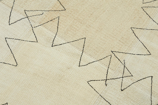 3x4 Beige Hemp Kilim Rug - 44832