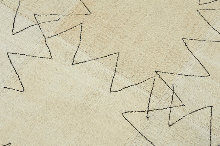 3x4 Beige Hemp Kilim Rug - 44832