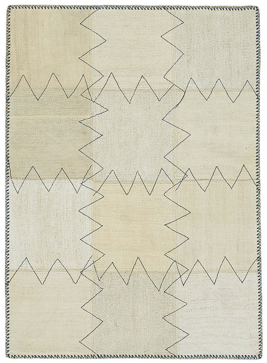 3x4 Beige Hemp Kilim Rug - 44833