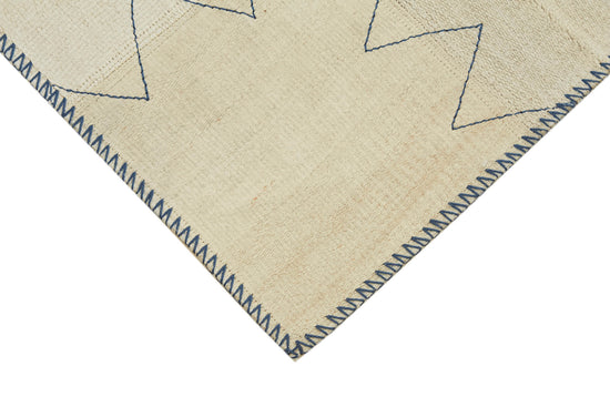3x4 Beige Hemp Kilim Rug - 44833