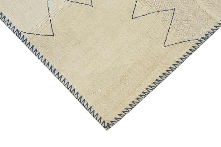 3x4 Beige Hemp Kilim Rug - 44833