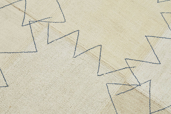 3x4 Beige Hemp Kilim Rug - 44833