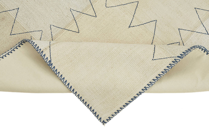 3x4 Beige Hemp Kilim Rug - 44833