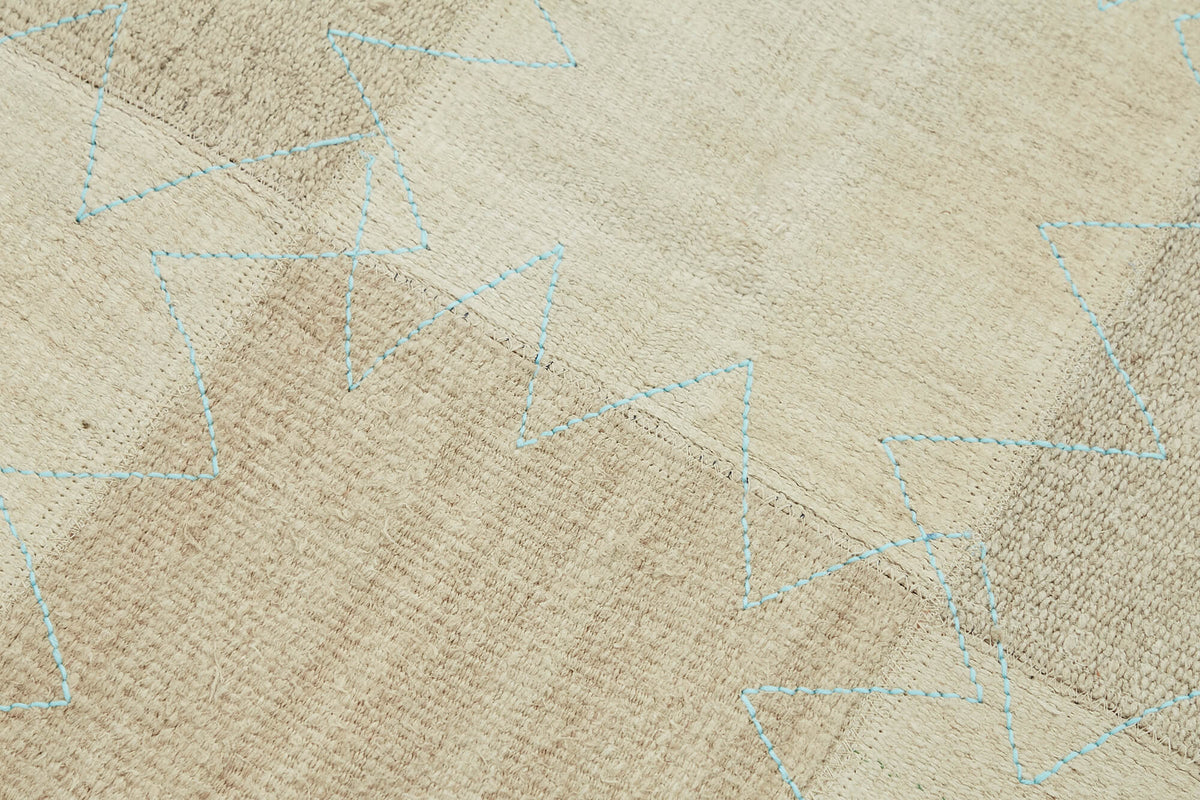 3x4 Beige Hemp Kilim Rug - 44834
