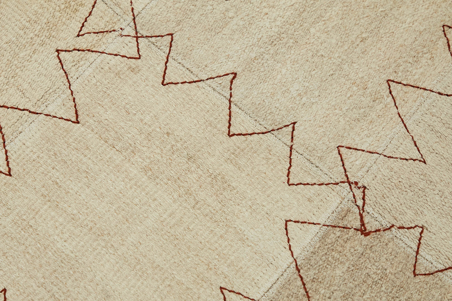 3x4 Beige Hemp Kilim Rug - 44837