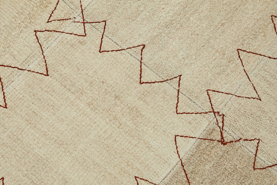 3x4 Beige Hemp Kilim Rug - 44837