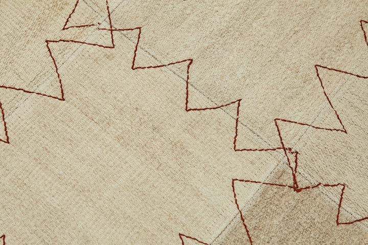 3x4 Beige Hemp Kilim Rug - 44837