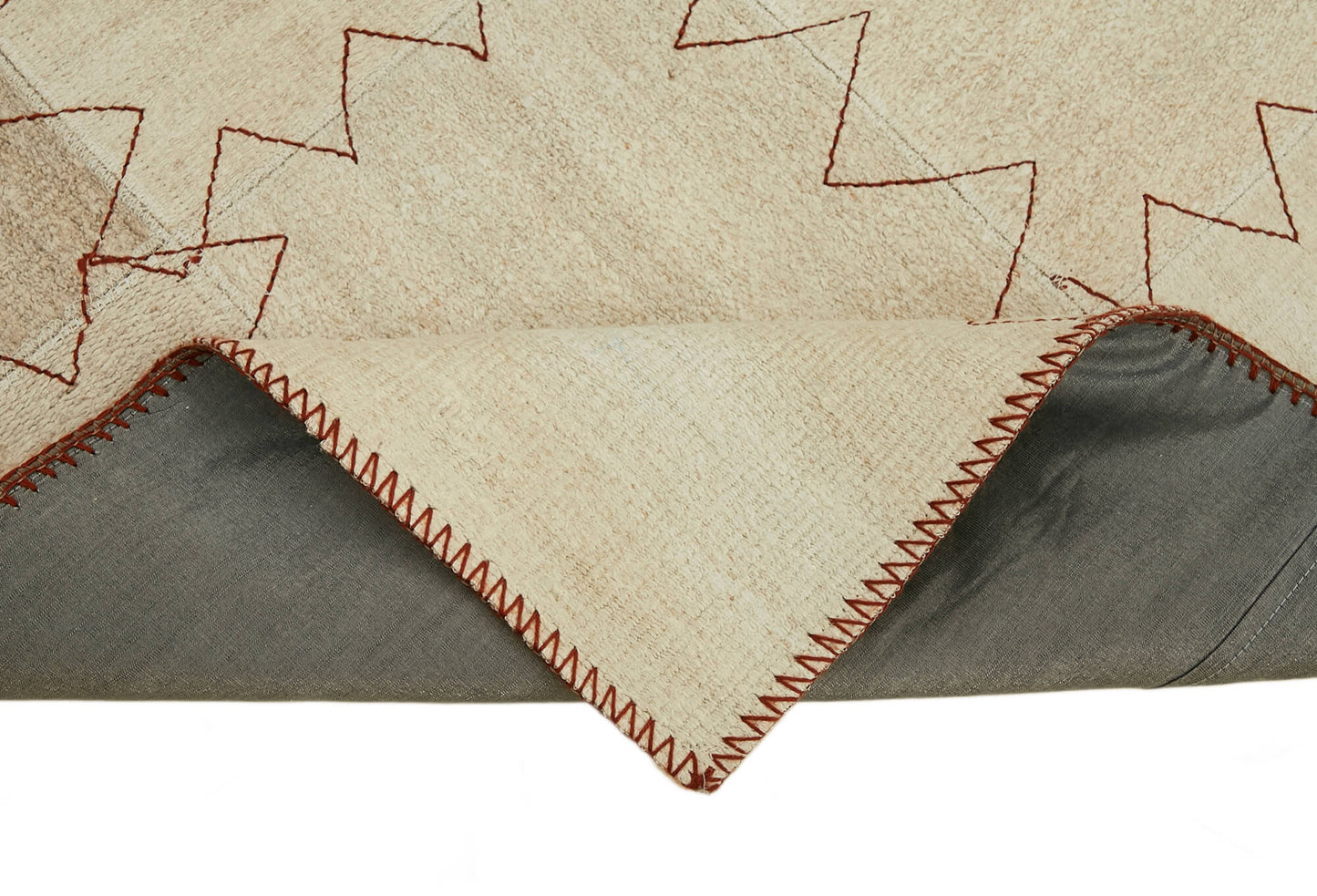 3x4 Beige Hemp Kilim Rug - 44837