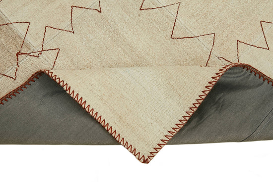 3x4 Beige Hemp Kilim Rug - 44837