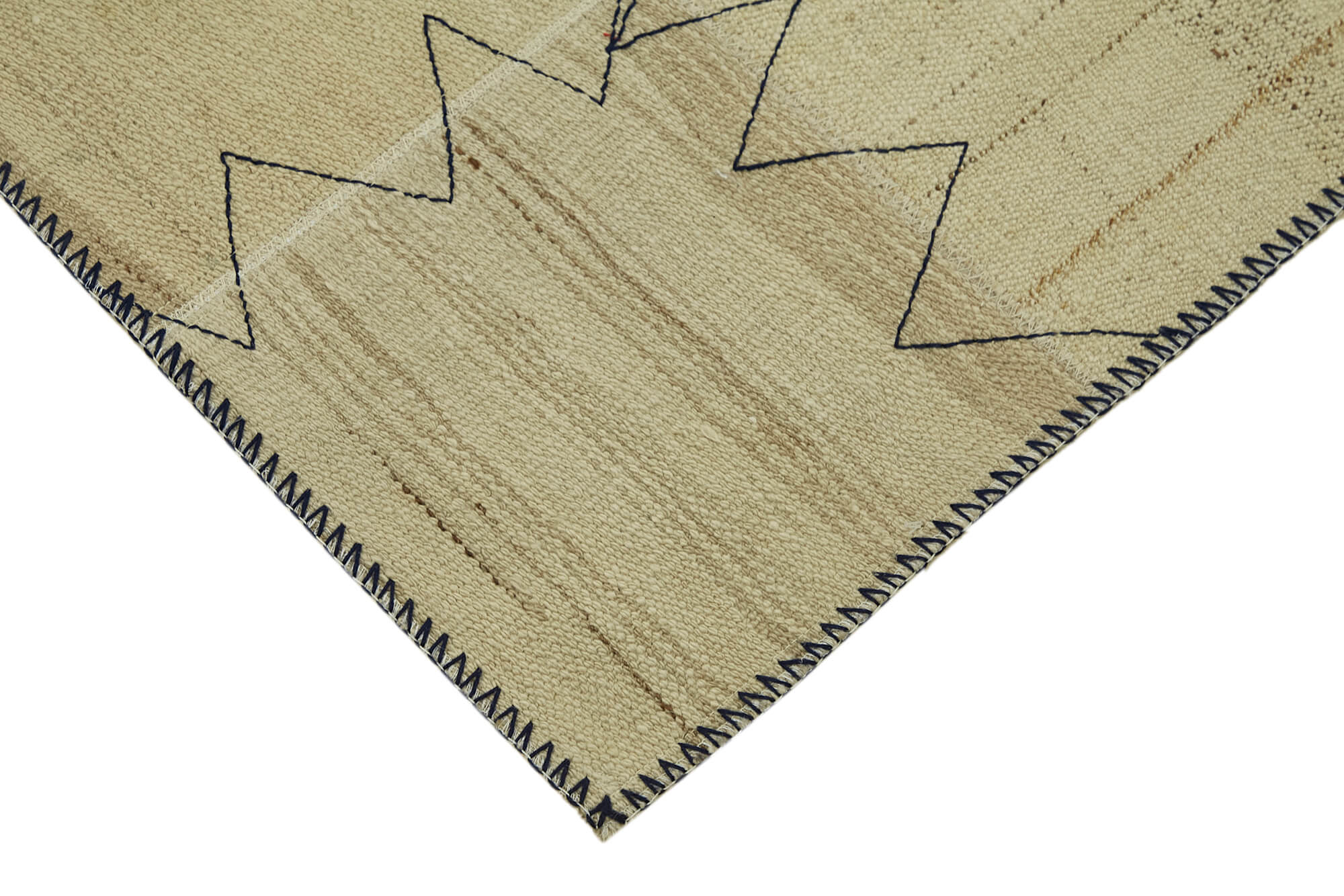 3x4 Beige Hemp Kilim Rug - 44839