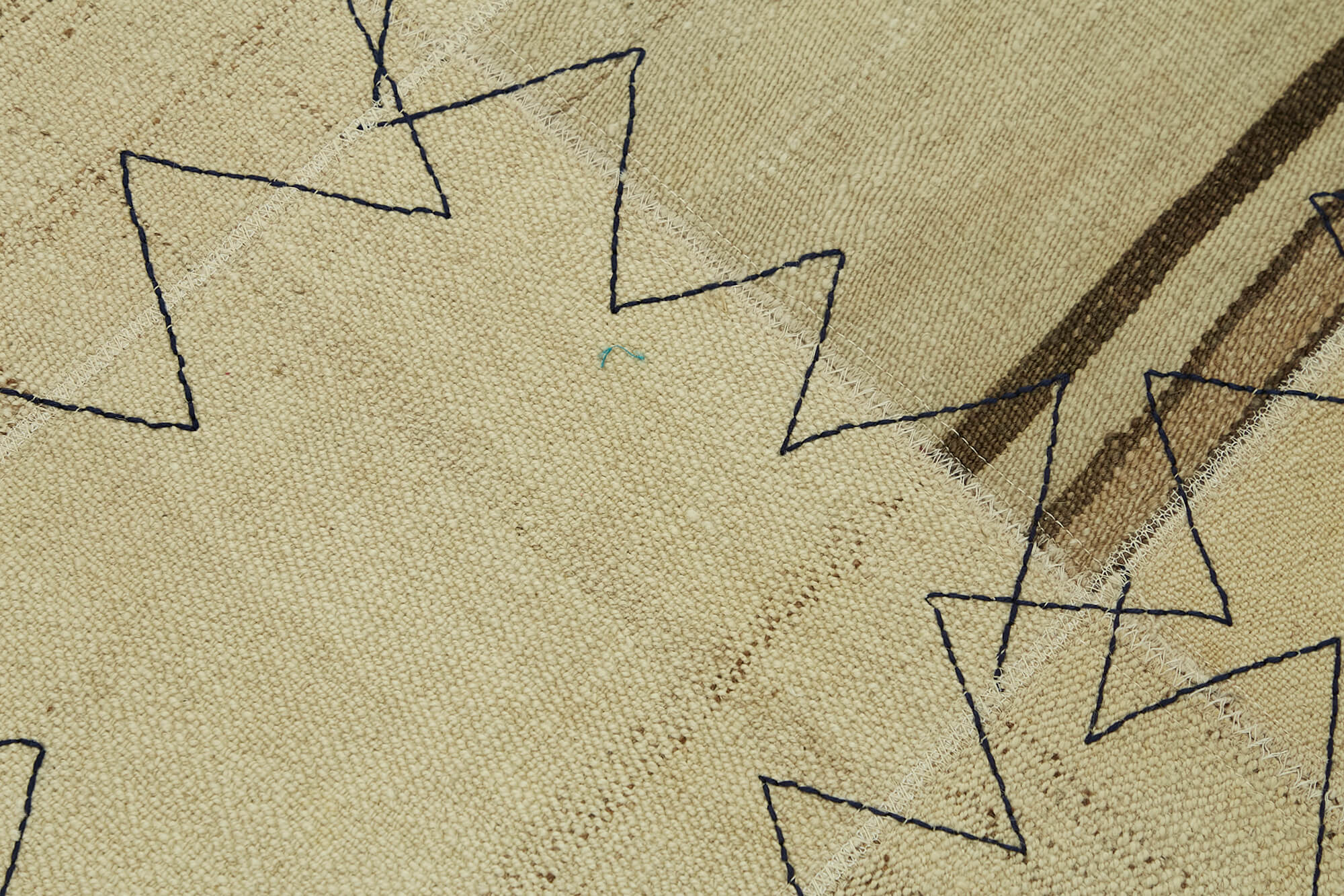 3x4 Beige Hemp Kilim Rug - 44839