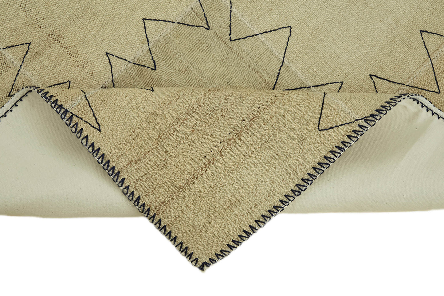3x4 Beige Hemp Kilim Rug - 44839
