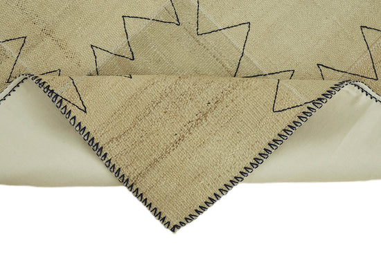 3x4 Beige Hemp Kilim Rug - 44839
