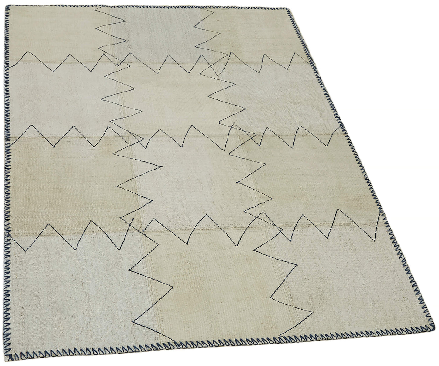 3x4 Beige Hemp Kilim Rug - 44840