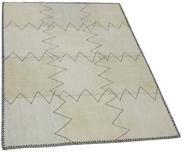 3x4 Beige Hemp Kilim Rug - 44840