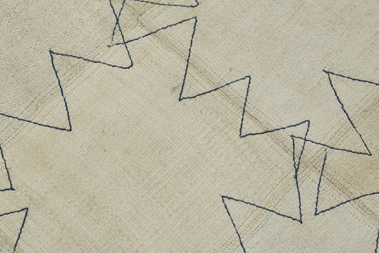 3x4 Beige Hemp Kilim Rug - 44840