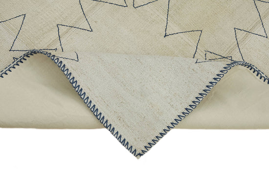 3x4 Beige Hemp Kilim Rug - 44840