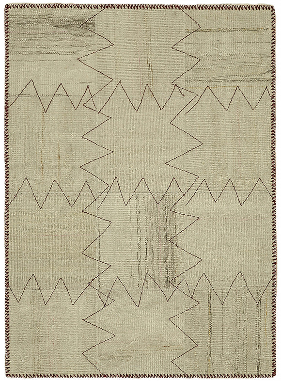 3x4 Beige Hemp Kilim Rug - 44841