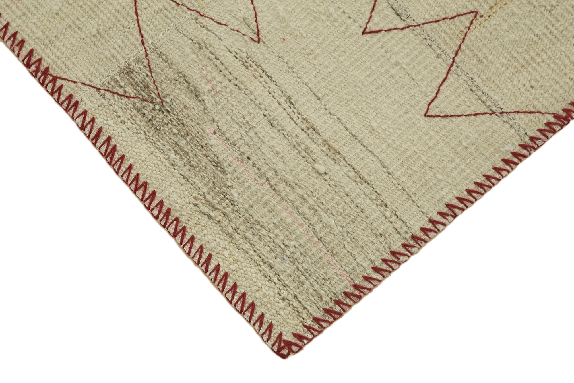 3x4 Beige Hemp Kilim Rug - 44841