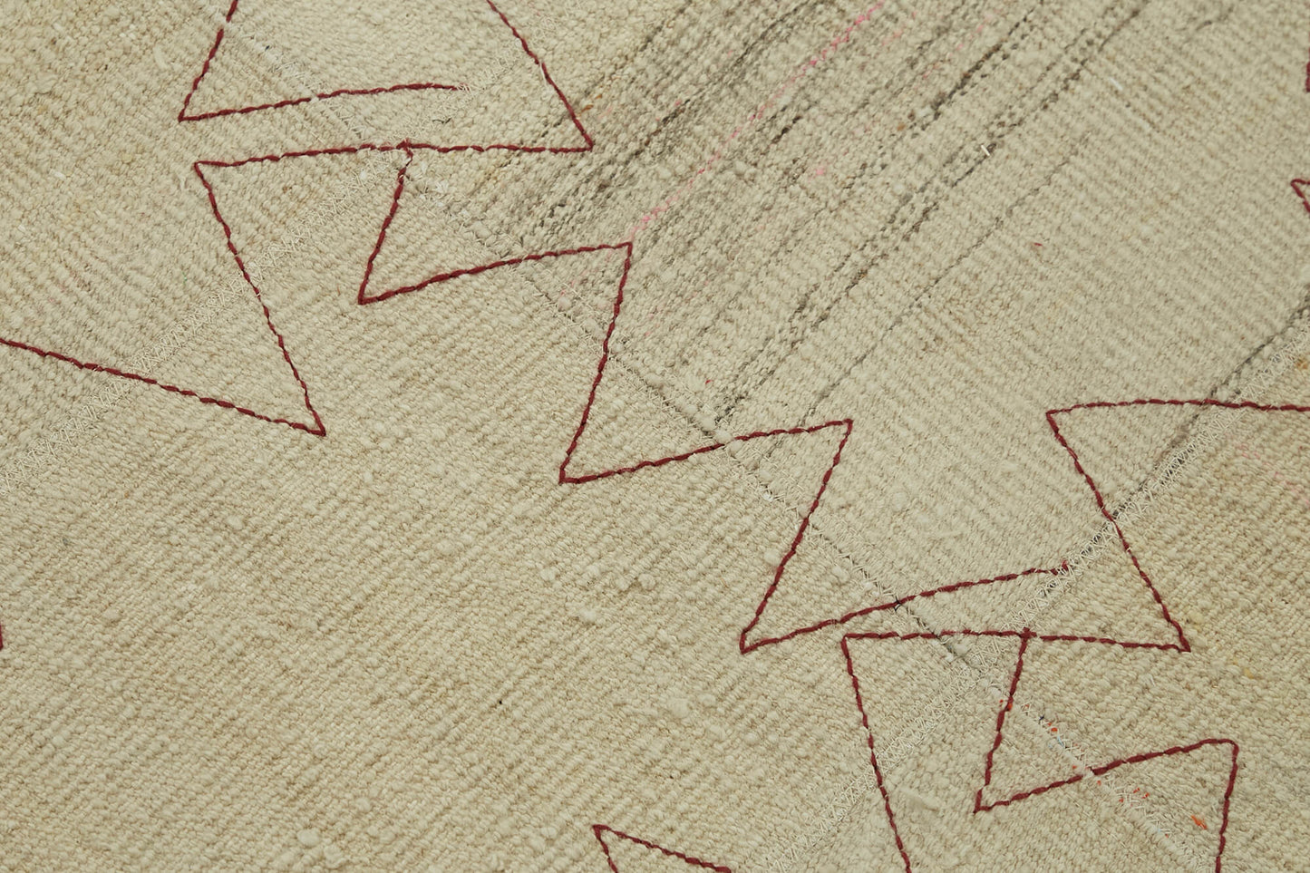 3x4 Beige Hemp Kilim Rug - 44841