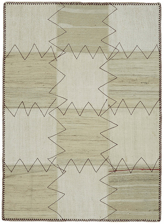 3x4 Beige Hemp Kilim Rug - 44842