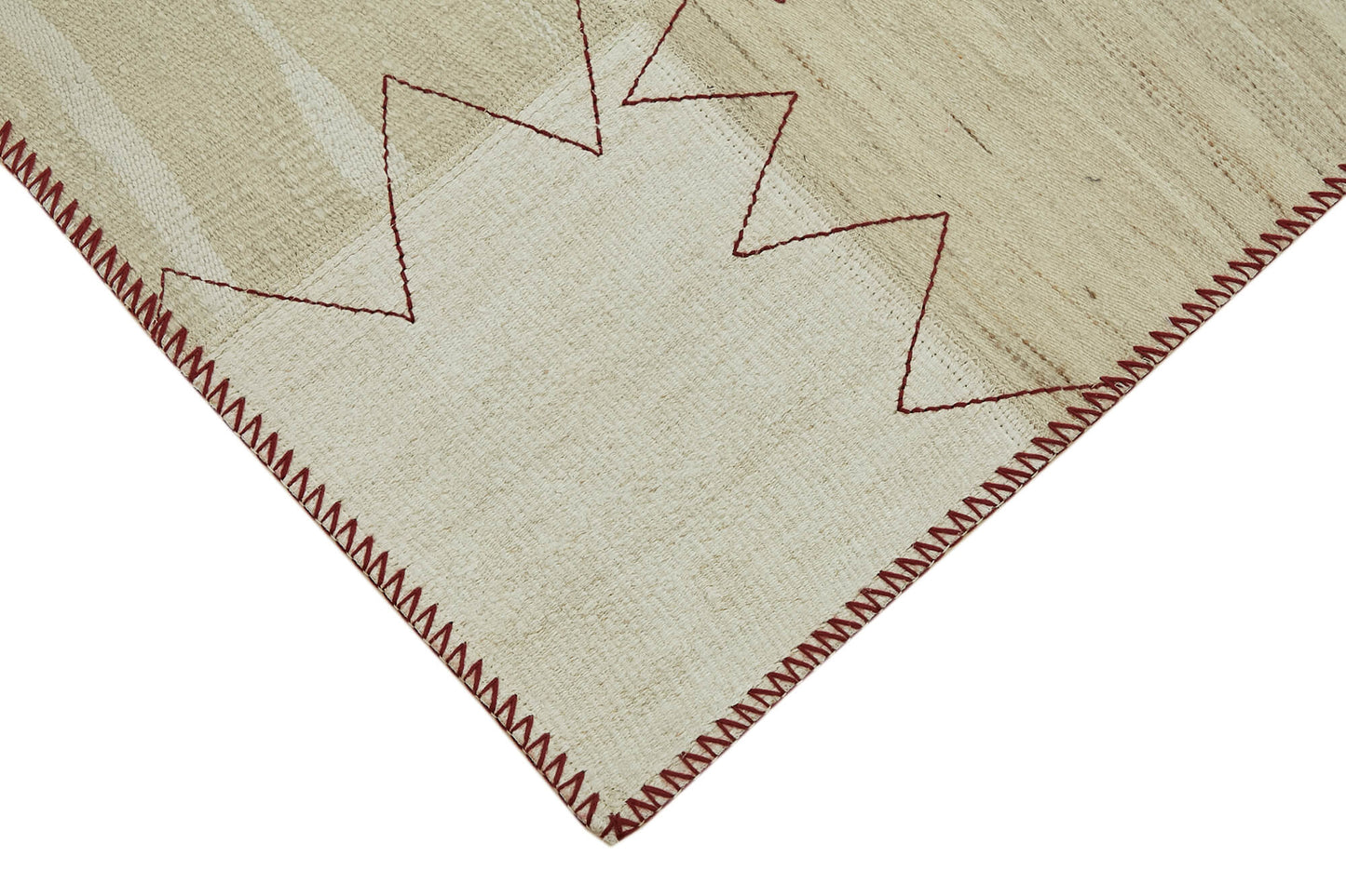 3x4 Beige Hemp Kilim Rug - 44842