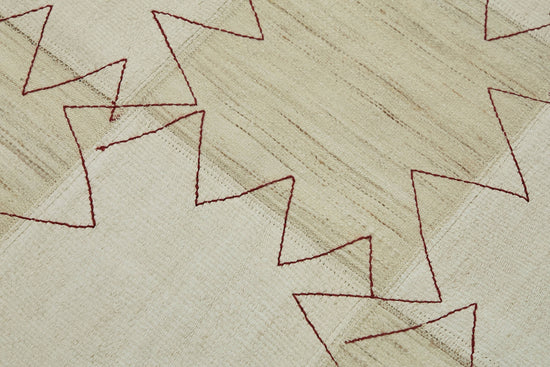 3x4 Beige Hemp Kilim Rug - 44842