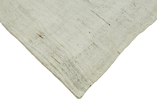 6x10 White Hemp Kilim Rug - 44847