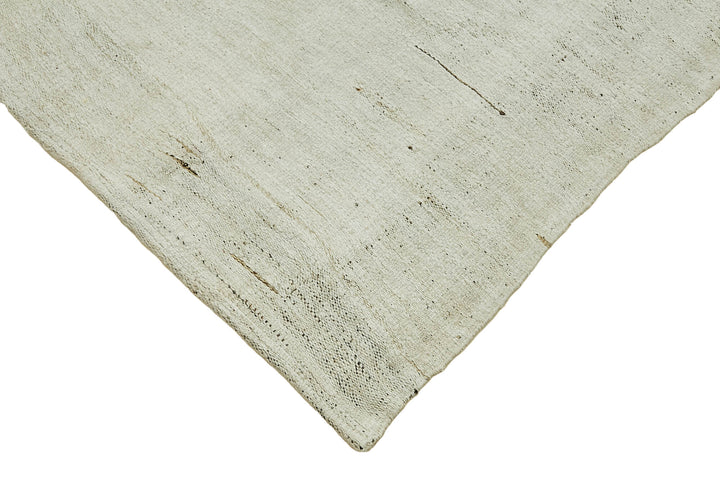 6x10 White Hemp Kilim Rug - 44847